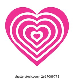 Beautiful love hearts gathered into one artistic collection.