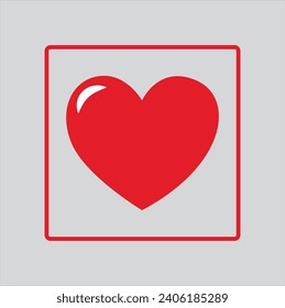 Beautiful love icon design shape vector