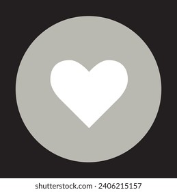 Beautiful love  icon design shape vector