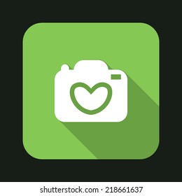 Beautiful Love Photo Camera web icon