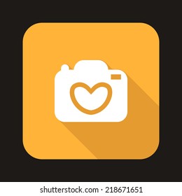 Beautiful Love Photo Camera web icon