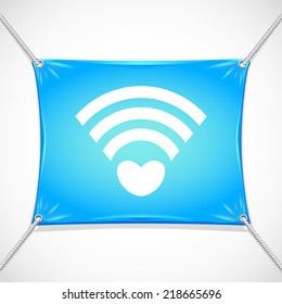 Beautiful Love Wireless Heart web icon