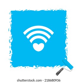Beautiful Love Wireless Heart web icon