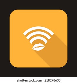 Beautiful Love Wireless Kiss web icon