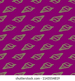 Beautiful lovely fairy animal background nature shell multicolor seamless summer.