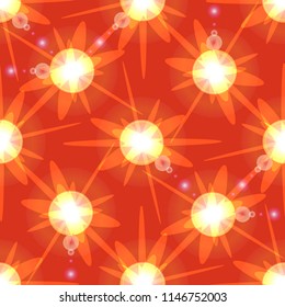 Beautiful lovely magical abstract object glow splash background seamless.