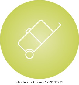 Beautiful Luggage Line Vector Icon