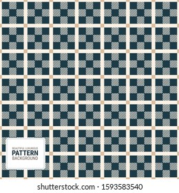 Beautiful luxurious pattern creative for plaid, fabric, textile, clothes, tablecloth and other things. This is a simple vector illustration with harmonious blend of retro and modern styles.