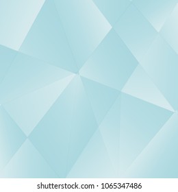 Beautiful luxury background, blue sky great design. Vector polygon abstract polygonal geometric triangle background. Diamond blue jewelry. Low poly illustration. Abstract geometric polygonal fractal.