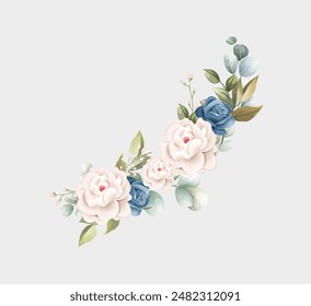 Beautiful and Luxury Floral Vector. Illustrator and designer. Wedding Invites, save the date, Birthday Invites, Video Invites, E-Cards.