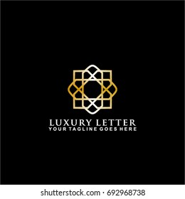 beautiful luxury logo design