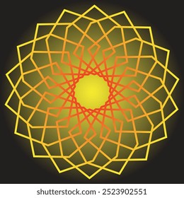 wunderschöner Luxus Mandala Muster Designs 