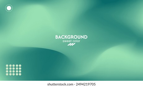 Beautiful and luxury soft green gradient background product advertising, card, poster and website template