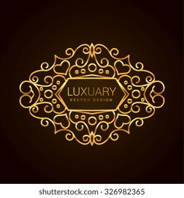 beautiful luxury theme floral vector design