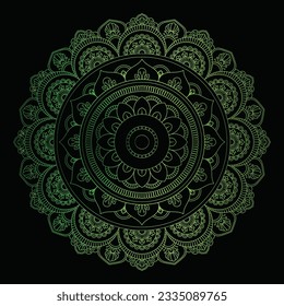 hermoso diseño de mandala vectorial de lujo