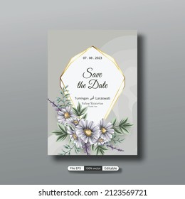 a beautiful luxury wedding invitation template that will make the party event more perfect