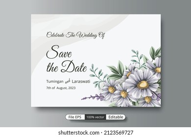 a beautiful luxury wedding invitation template that will make the party event more perfect