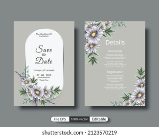 a beautiful luxury wedding invitation template that will make the party event more perfect