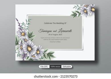 a beautiful luxury wedding invitation template that will make the party event more perfect