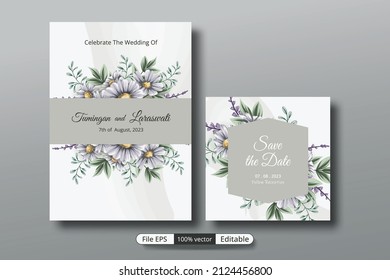 a beautiful luxury wedding invitation template that will make the party event more perfect.