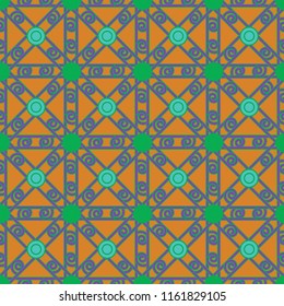 Beautiful magian abstract background multicolor seamless.