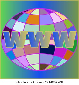 Beautiful magic multicolor globe www.