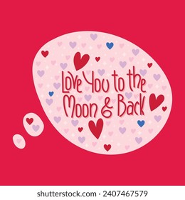 Beautiful magic Valentine's day speech bubbles with lovely quotes for lovers. Amazing stickers collection