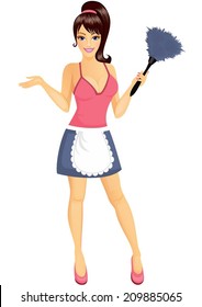 Cartoon Maid Images, Stock Photos & Vectors | Shutterstock