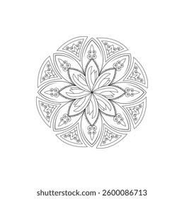 Beautiful Mandala Art with Minimal Design for Meditation and Relaxation