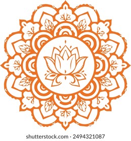 Beautiful mandala art, vector mandala design