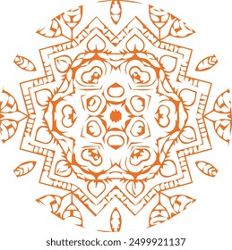 Beautiful mandala art, vector mandala design
