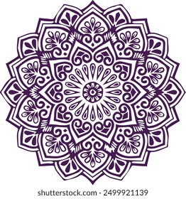 Beautiful mandala art, vector mandala design