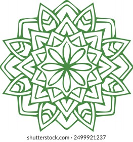 Beautiful mandala art, vector mandala design