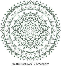 Beautiful mandala art, vector mandala design