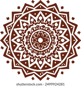 Beautiful mandala art, vector mandala design