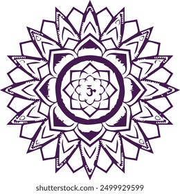 Beautiful mandala art, vector mandala design