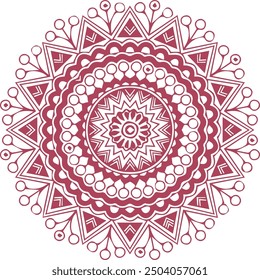 Beautiful mandala art, vector mandala design