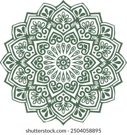 Beautiful mandala art, vector mandala design