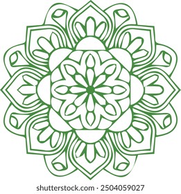 Beautiful mandala art, vector mandala design