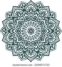 Beautiful mandala art, vector mandala design