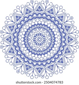 Beautiful mandala art, vector mandala design