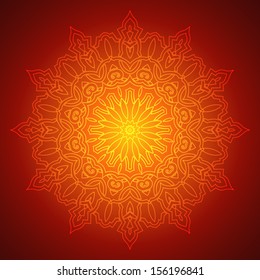 Beautiful Mandala Background (EPS10 Vector)