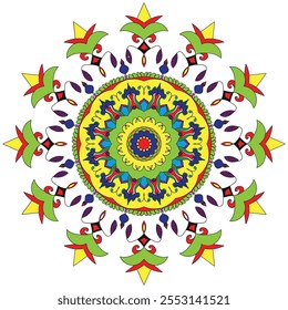 Its a beautiful mandala design .
