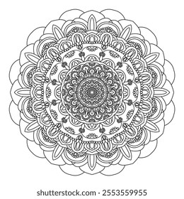 Its a beautiful mandala design.