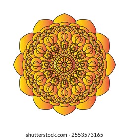 Its a beautiful mandala design.