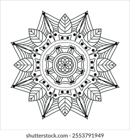 Its a beautiful mandala design