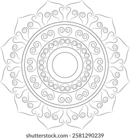Its a Beautiful Mandala Design.