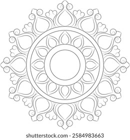 Its a Beautiful Mandala Design.