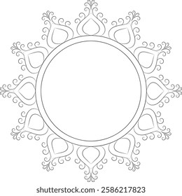 Its a Beautiful Mandala Design.