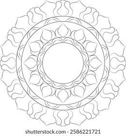 Its a Beautiful Mandala Design.